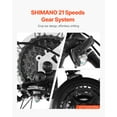 thumbnail image 3 of VEVOR Road Bike Racing Bicycle 700C Shimano 21 Speeds Carbon Steel Frame Caliper Brake, 3 of 9