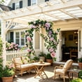 thumbnail image 6 of Dvumao Fake Rose Garland for Wedding Arch, 6-Ft(180cm) Artificial Vine for Pergola, Fence, and Party Decoration, 6 of 6