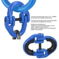 thumbnail image 3 of Maillon d'Attelage Hammerlock, Maillon de Chaîne de Sécurité Robuste pour Remorques pour Tracteurs Rouge, Bleu, Noir, 3 of 7