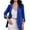 Blue1, variant on Women's Stretch Blazer Jacket Long Sleeve Slim Fit Casual Office Suit Coat