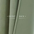 thumbnail image 5 of Velvet Curtains 84 inches Long - Sage Green Decorative Drapes Room Darkening for Living Room, Solid Green Curtains Thermal Insulated for Party/Hotel Hall, W62x L84, 2 Panels, 5 of 8