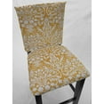 thumbnail image 1 of Gold Floral Damask Dining Room Chair Back Covers or Seat Covers by Penny's Needful Things (Both Chair Back & Seat Cover) (18 W x 16 H CHAIR BACK), 1 of 6