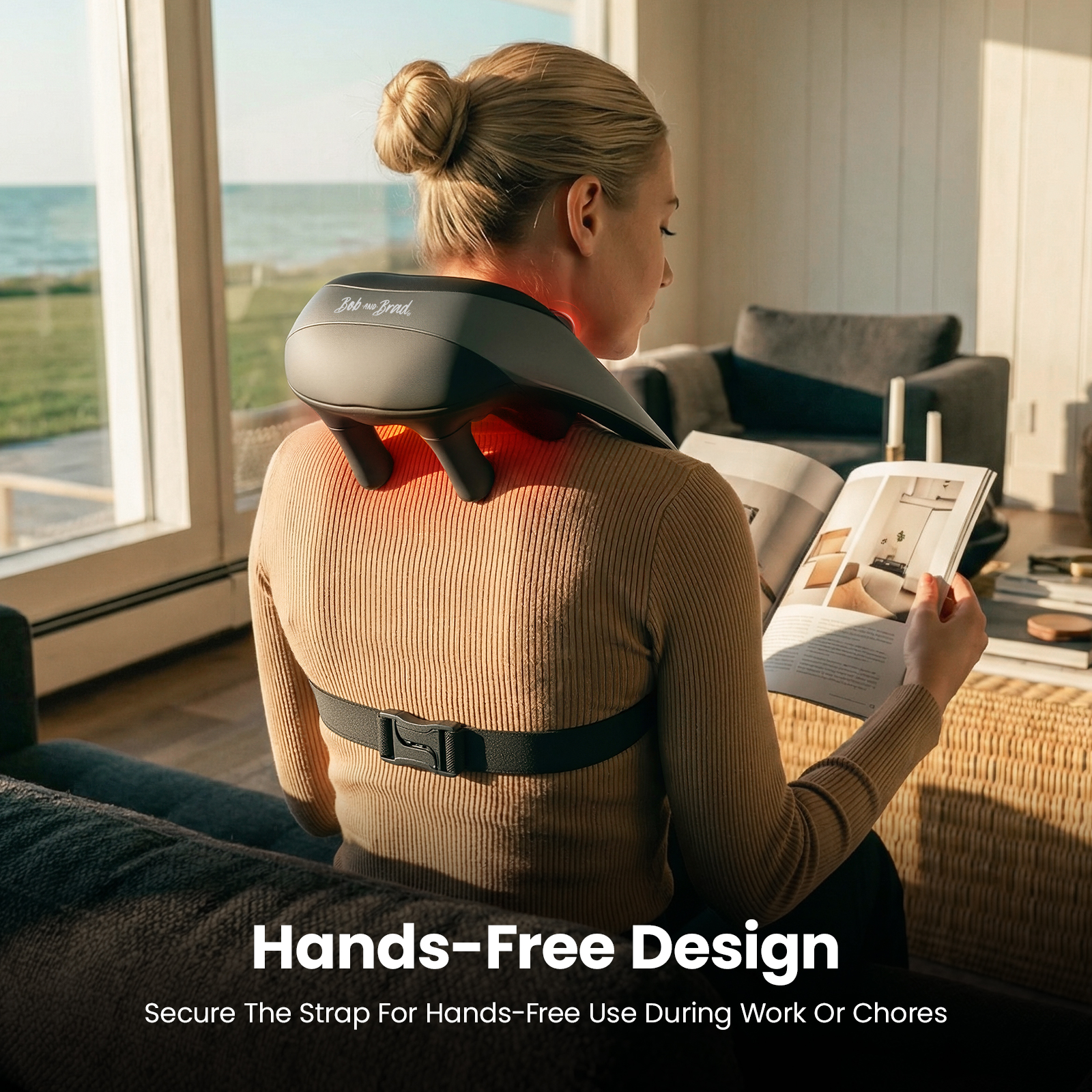 Bob and Brad Cordless Neck Massager with Heat photo 4