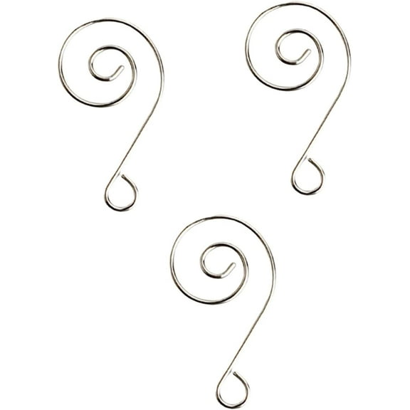 150 Pcs Mantle Hooks for Garland Garland Hangers Metal Ornament Hooks Gold Ornament Hooks Christmas Mini Hangers Swirl Ornament Hooks Hook up Coat Hanger Steel S-Shaped Hangers