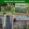 thumbnail image 3 of Edtara Galvanized Hardware Cloth Chicken Wire, Steel Mesh Rolled Fence for Garden Support, Poultry Netting Cage, Snake Fence Protection and Tree Guard Applications, 3 of 7