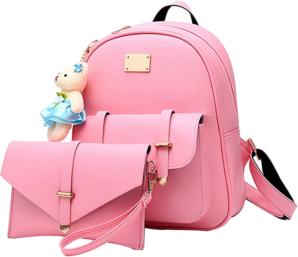 QWZNDZGR Bags for Teens Girls Purse Backpacks Mini PU Leather Fashion