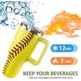 thumbnail image 3 of Softball Tumbler Softball Cup Softball Coach Gifts for Coaches Men Women Softball Fans Gift - 40oz Tumbler Cups with Handle, 3 of 6