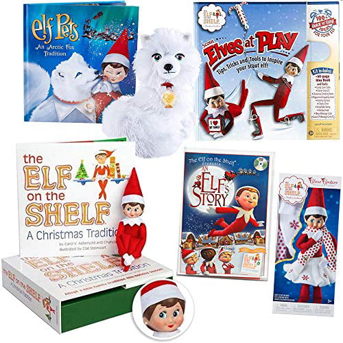 Toys 2 Storybook Set The Elf on the Shelf Arctic Fox and Elf Boy Set ...