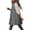 Gray, variant on BUIgtTklOP Winter Coats,Women Warm Pocket Vest Coat Long Jacket Winter Sleeveless Down Parkas