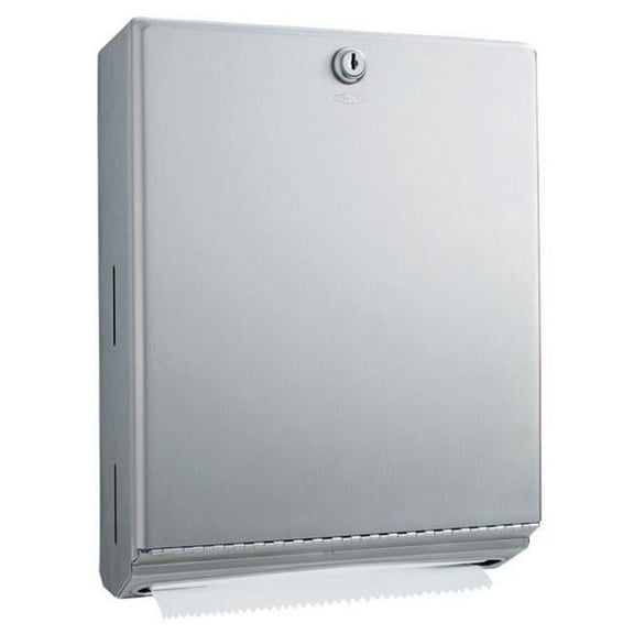 Multi Fold Paper Towel Dispenser, Satin Stainless Steel