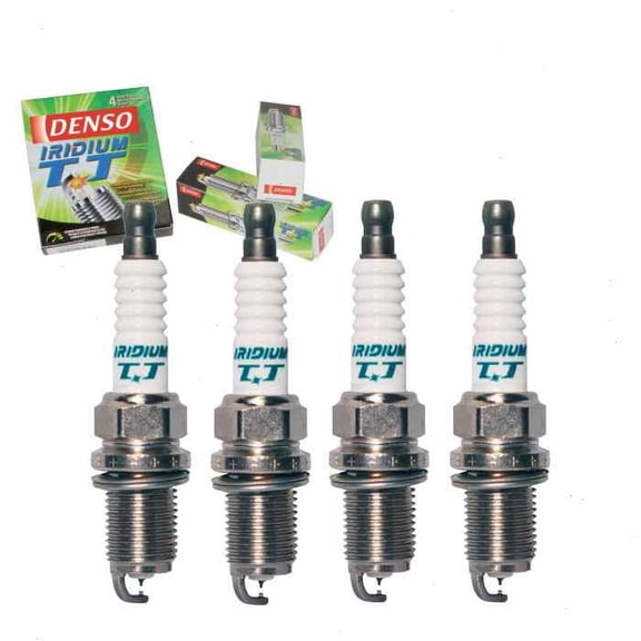 4 pc DENSO Iridium TT Spark Plugs compatible with Lexus NX300h 2.5L L4 2015-2017