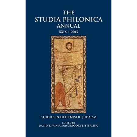 - The Studia Philonica Annual XXIX, 2017 (Hardcover)