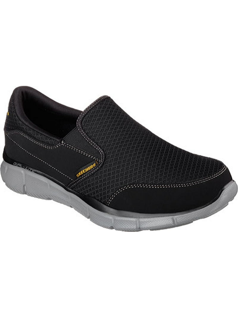 Envío animal escocés Skechers Men's Equalizer Persistent Slip-On Sneaker, Black/Gray, 12 M US -  Walmart.com
