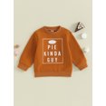 thumbnail image 2 of LMLYSoH Kids Baby Sweatshirt Thanksgiving Letter Print Long Sleeve Pullovers Autumn Tops for Toddler Cute Fall Clothes, 2 of 9