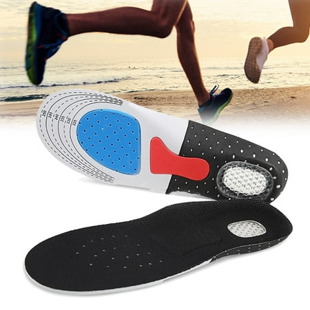 Shoes Insole Full Length Orthotic Inserts with Arch Support - Best Shock Absorption, Cushioning Insoles for Plantar Fasciitis, Running, Flat Feet, Heel Spurs, Foot Pain,