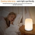 thumbnail image 4 of Luz De Noche Led Lámpara De Noche Luz De Noche Para Niños Con Control Táctil Luz De Noche Recargable Usb Lámpara De Mesa Regulable Para Dormitorio Sala De Estar Eigraketly HA022082-00, 4 of 7