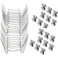 thumbnail image 1 of 100 clips de Vitrage en Acier Inoxydable d'Épaisseur pour Serre, 1 of 5