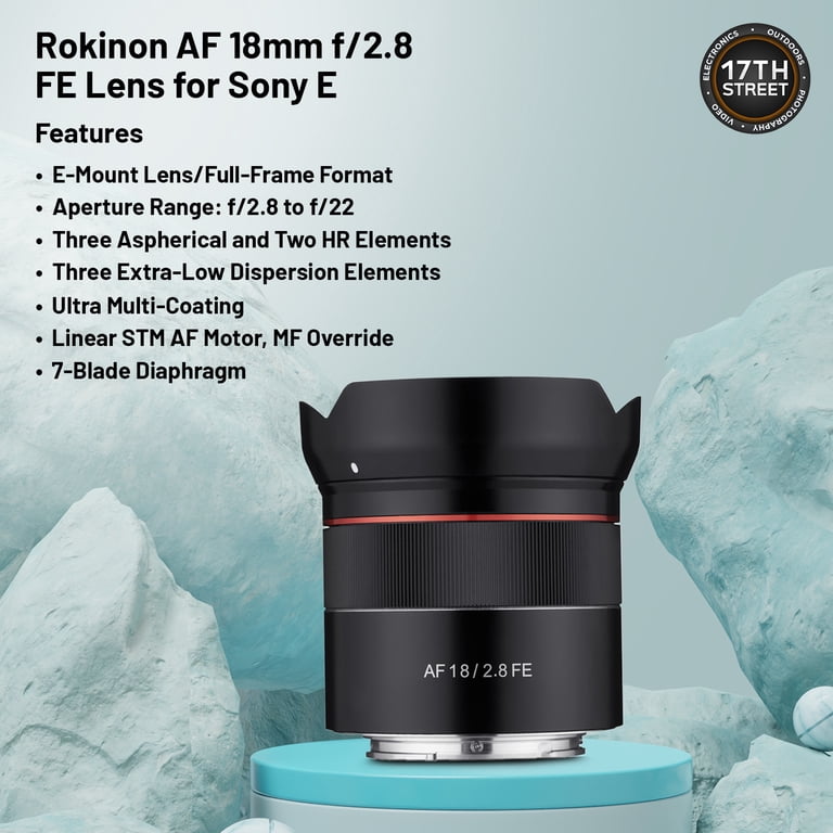 F Fe Lens Rokinon 18mm Buy Samyang AF 18mm FE Lens For Sony E E