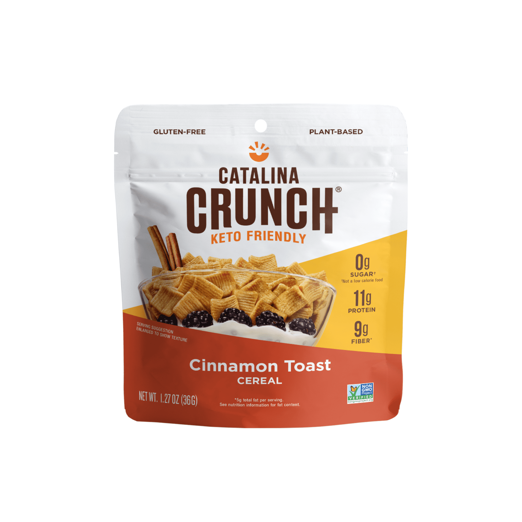 Catalina Crunch Cinnamon Toast Cereal, 1.27 oz Single Serve Bag