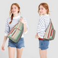 thumbnail image 4 of Abstract Art Sling Backpack - Modern Gallery Style Print Crossbody Bag, Fashionable for Work & School, 4 of 4