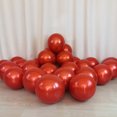 thumbnail image 6 of Chrome Red Balloons 12 inch Metallic Latex Balloons Double Layered Birthday Wedding Party Decorations 53 pcs, 6 of 6