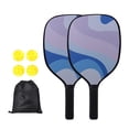 thumbnail image 4 of LOVIVER Lot de Raquettes de Pickleball pour Intérieur et Rose, 4 of 8