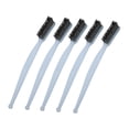 thumbnail image 4 of Juego de 5 cepillos de alambre para limpieza con cerdas de alambre y agarre ergonómico Plata, 4 of 9