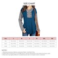 thumbnail image 3 of Splicing Sweatshirt, Pullover Women Top Hooded Polyester Fiber  For Autumn Outfit, 3 of 6