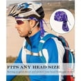 thumbnail image 6 of UNLLLL Nylon Elastic Fabric Pirate Hat, Pirate Hat Head Scarf, Fashion Sweat Rags Cap, Pirate Bandana, Motorcycle Helmet Liner Cycling Sports Cap, for Halloween, Bar Events (Blue), 6 of 7
