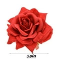 thumbnail image 4 of Sunjoy Tech 4" Rose Hair Clip Flower Hairpin Rose Brooch Floral Clips for Woman Girl Bridal Party Wedding Pack of 2, 4 of 8