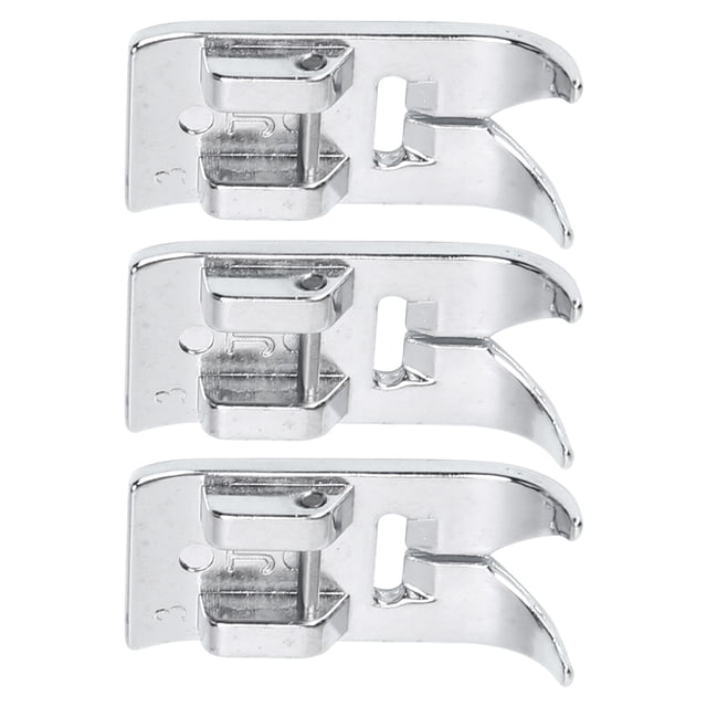 Prensatelas de corte lateral, 3 piezas, accesorios para máquina de coser, prensatelas de uso práctico