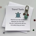thumbnail image 6 of Fasiaou Travel Turtle Keychain Pendant Letter Turquoise Jewelry/house/A Gift, 6 of 9