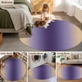 thumbnail image 5 of Round Rug 3.3Ft Washable Non-Slip, Purple Yellow Ombre Circle Area Rugs for Living Room Bedroom, Farmhouse Modern Gradient Art Indoor Floor Mats Carpet Runner for Home Decor Aesthetic, 5 of 8