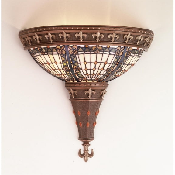 2 Fleur De Lis Wall Sconce