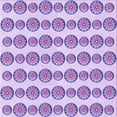 thumbnail image 1 of Ahgly Company Indoor Square Patterned Blossom Pink Area Rugs, 4' Square, 1 of 6