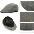 thumbnail image 2 of CoCopeaunts Newsboy Hats for Men Classic Irish Flat Ivy Cap Tweed Newsboy Cap for Men Retro Cabbie Hats for Women, 2 of 7