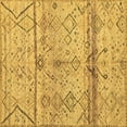 thumbnail image 1 of Ahgly Company Indoor Square Oriental Brown Modern Area Rugs, 3' Square, 1 of 4
