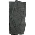 thumbnail image 2 of Rogue State Mens Textured Casual Cargo Pants, Grey, 33W x 32L, 2 of 2