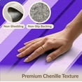 thumbnail image 6 of ODIKA Solid Heathered Tone Ombre Minimalist Borderless Purple Inspired Refined for Dorm Room, Small Living Apartment, Stain Resistant Low Profile, 6 of 7