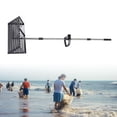 thumbnail image 5 of Fzaqwen Beach Sand Scoop Beach Sand Sifter Heavy Duty with 40cm Wide Basket Crab Scooper Black, 5 of 8