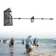 thumbnail image 5 of Pala para arena de playa, tamiz de arena de playa con cesta de 40 cm de ancho, rastrillo de arena para uso marino Negro, 5 of 8