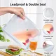 thumbnail image 4 of 10 bolsas reutilizables para almacenar alimentos, bolsas para congelador sin BPA, a prueba de fugas, de silicona y sin plástico, bolsas de viaje para almacenar alimentos, 4 of 5