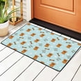 thumbnail image 3 of XMXT Non-Slip Area Rug, Cute Blue Pet Dog Print Polyester Rugs for Living Room, 72 x 48 inches Multicolor, 3 of 9