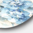 thumbnail image 3 of Designart 'Indigold Bird Cottage Family II' Art Mural Rond en Métal Style Ferme - Disque de 36, 3 of 5