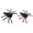 Black & Gold, variant on 1/2Pcs Halloween Spider Hair Clip Decorative Hair Pins Women Hairpin Headpiece Cosplay Costume Accessory