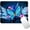 Blue Butterfly, variant on Mouse Pad,Cute Mouse pad,Custom Small Mouse Pads with Designs,Portable Office Non-Slip Rubber Base Wireless Mouse Pad for Laptop
