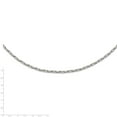 thumbnail image 2 of Stainless Steel Polished Fancy Link 20in Chain; 20 inch; Lobster (Fancy) Clasp; for Adults and Teens; for Women and Men, 2 of 2