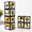 GRAD 2027, variant on GRAD 2027 Graduation Party Decoration Kit 4 Piece Black Balloon Boxes with Letters