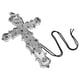 thumbnail image 1 of Collar con colgante de cruz, collar religioso unisex, accesorio de cruz para cosplay de Halloween, 1 of 6