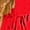 Red 01, variant on Kids Teen Little Girls Sleeveless Bow-Belted Jumper